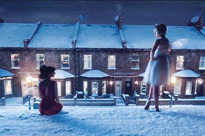 M&S' 2016 Christmas ad shoot sees gift-packed helicopter flown into north London