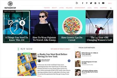 WPP-backed Refinery29 agrees VoD deal with Sky