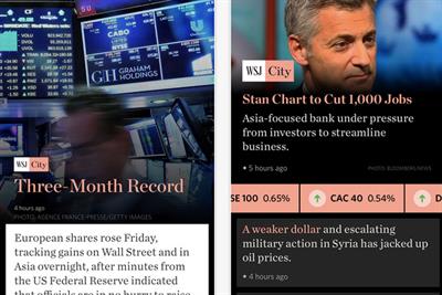 The Wall Street Journal launches news app