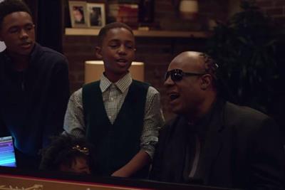 Apple flexes its music muscle with Stevie Wonder in Christmas ad