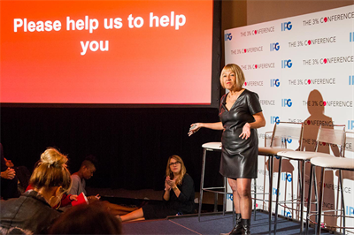 Cindy Gallop urges 3% Conference to 'stop talking about diversity'