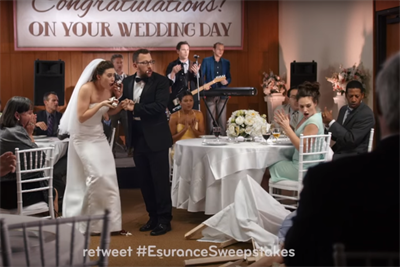 Esurance reprises its Super Bowl Twitter contest, bests Pepsi, Mountain Dew