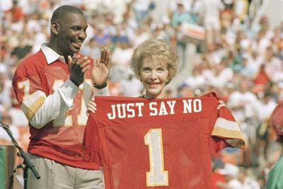 Nancy Reagan's most memorable 'Just Say No' moments