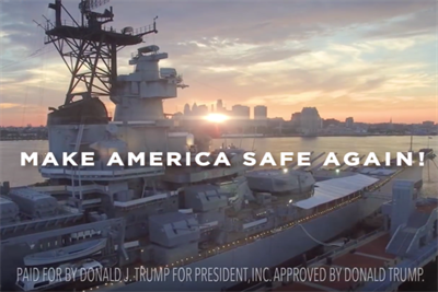 Donald Trump's first general election ad is surprisingly safe