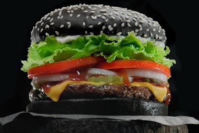Boo! Burger King takes wraps off black Whopper