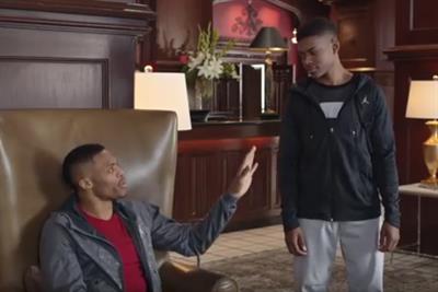Celebrities crush boy's dream in holiday Foot Locker commercial