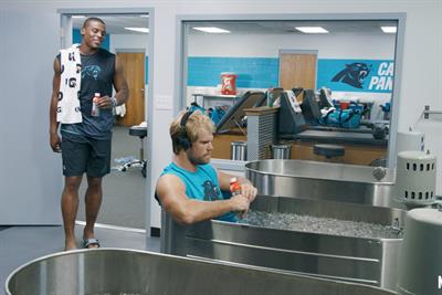 Athletes show a less serious side in new Gatorade Recover series