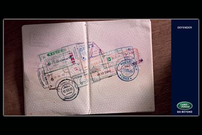 Land Rover 'Defender passport' by RKCR/Y&R