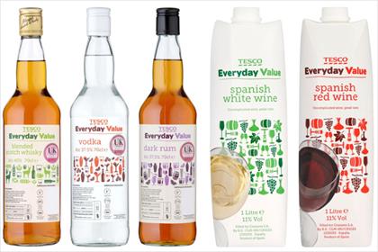 Tesco: Everyday Value alcohol range escaped censure