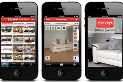 Harveys: releases 'test drive' app