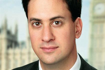 Ed Miliband: strikes out at supermarkets