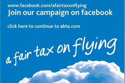 ABTA: leads the Fair Tax on Flying campaign