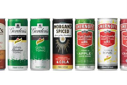 Diageo: £6.5m campaign for premix cans