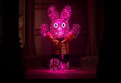 Duracell: online video features giant Duracell Bunny powered by discarded batteries