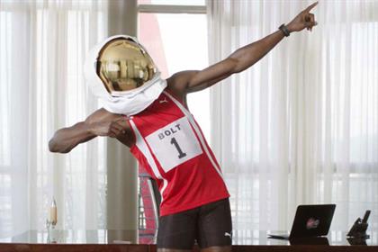 Usain Bolt: stars in Virgin Media TV campaign