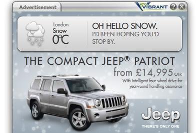 Jeep: rolls out cold-weather-themed ads in run-up to Christmas