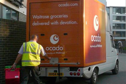 Online grocey sales have surged in the UK