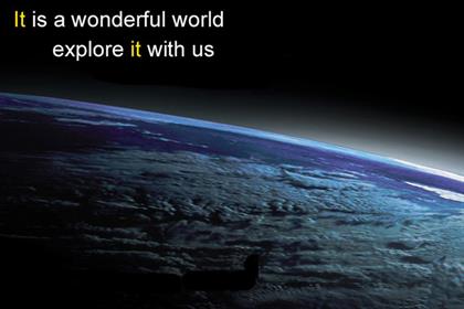 Thomas Cook: 'it is a wonderful world' campaign