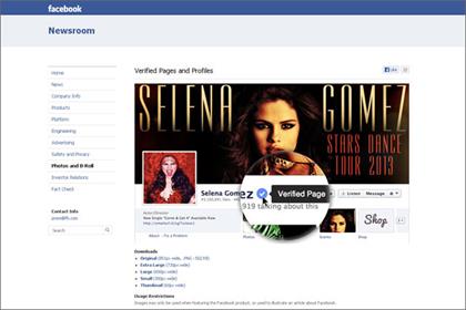 Facebook: launches verified pages to identify authentic brands