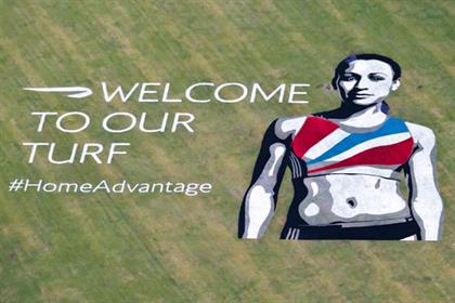 BA: Jessica Ennis campaign underneath the Heathrow flight path