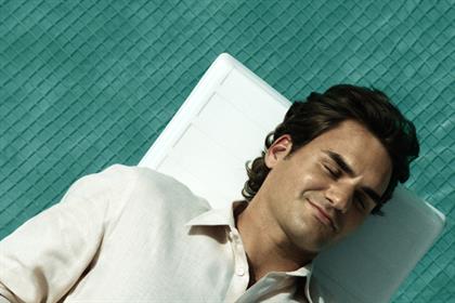 Roger Federer: appeared in ads for Credit Suisse