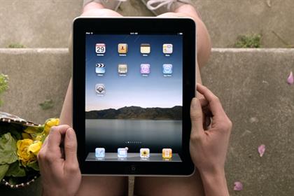 An Apple iPad