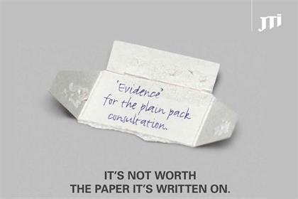 Banned: one of three ads from cigarette producer Gallaher to fall foul of the ASA