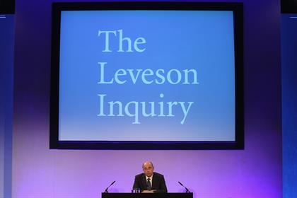 Leveson: Cameron is under pressure to implement his recommendations. Credit: Getty Images