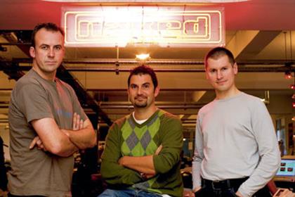 Naked founders: John Harlow, Jon Wilkins and Will Collin