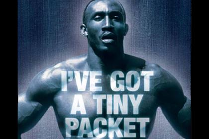 Linford Christie: stars in new Kleenex campaign