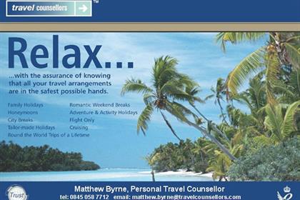 Travel Counsellors: preparing an advertising push
