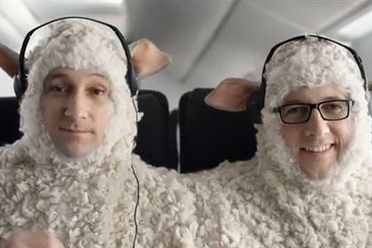 Air New Zealand: quirky ads feature sheep twins Mason and Jason