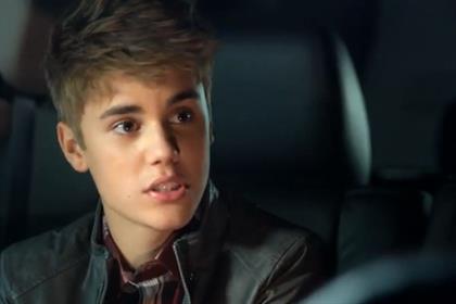 Justin Bieber fronts the most shared viral ad this week