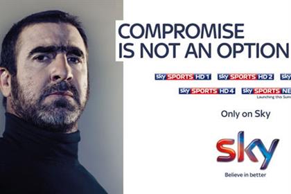 Eric Cantona: promotes Sky Sports