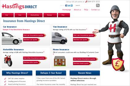 Hastings Direct: kicks off pitch