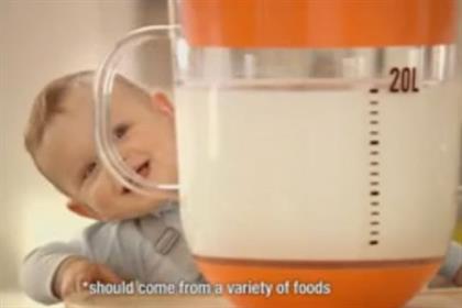 Cow and Gate: 'growing-up milk' TV campaign