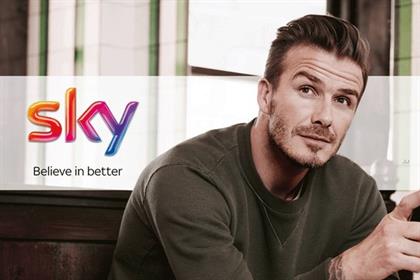 Sky: David Beckham stars in Sport campaign