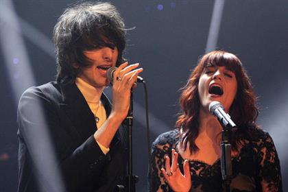 Live act: Florence Welch and The Horrors at the NME Awards (Press Association)