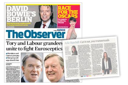 Observer: Backlash over Burchill column