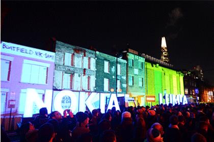 Nokia Lumia launch: Flat Iron Square in Southwark
