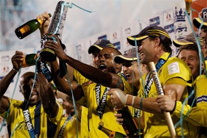 Champions: The Hampshire Royals won the Friends Life T20 in 2012