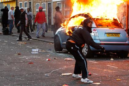 Chaos: The report says councils have 'lessons to learn' over the riots (Getty Images)