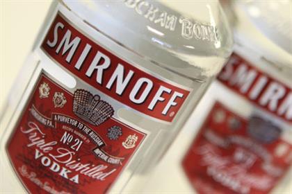 Diageo brand: Smirnoff vodka