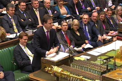 Call for action: Nick Clegg held cross-party talks on funding (Credit: Press Association)