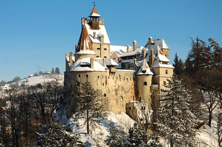 Bran Castle, Romania, was the inspiration for the home of a particular horror icon