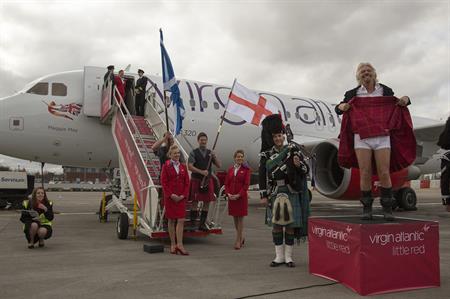 Branson exposes pants to reveal 'stiff competition'