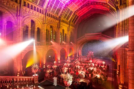 The Concerto Group's annual dinner at the Natural History Museum