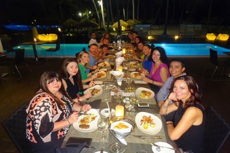 Dinner at The Level, Melia Caribe Tropical
