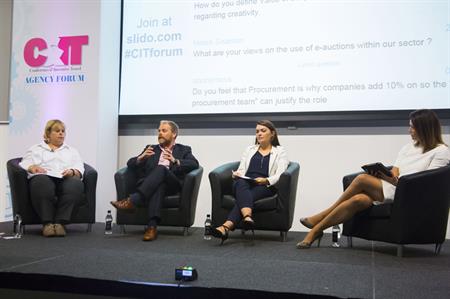 The procurement panel at C&IT's Agency Forum