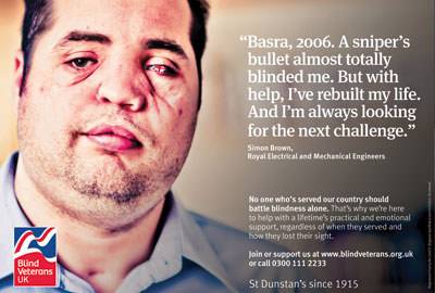 St Dunstan's rebrands to Blind Veterans UK